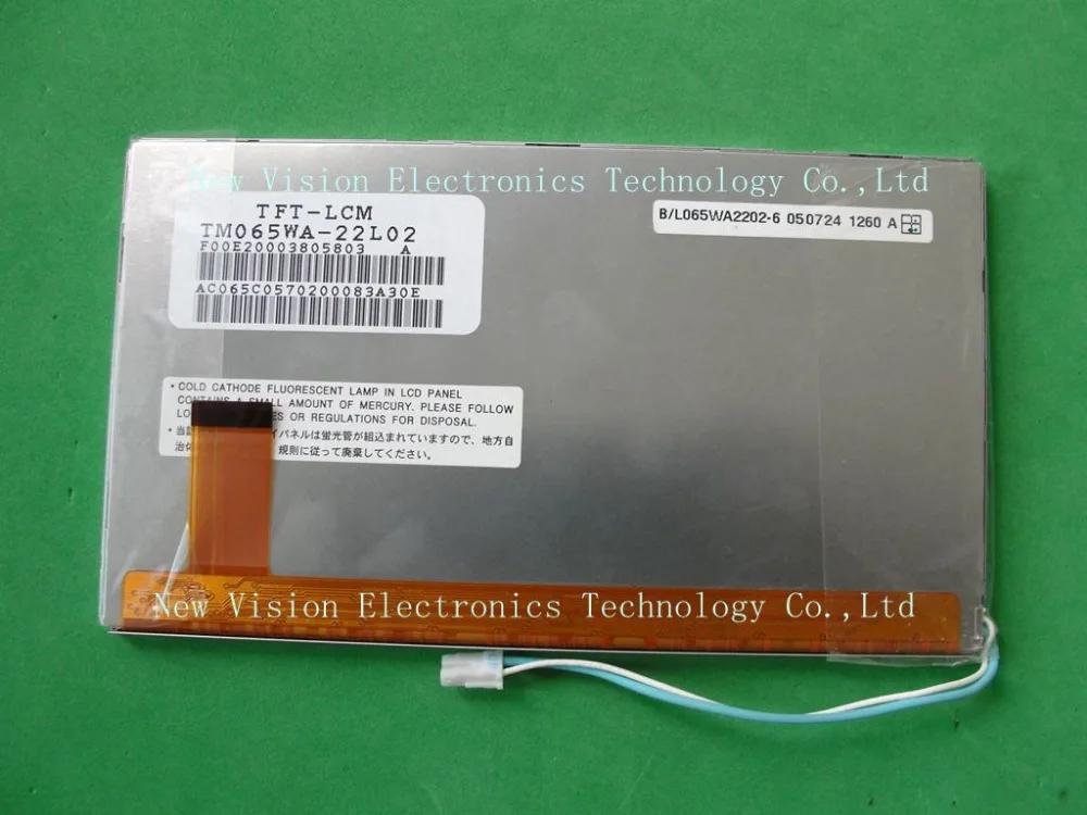 

TM065WA-22L02 L5F30382T00 Original A+Grade 6.5 inch LCD Screen Display or DVD/Car GPS Navigation