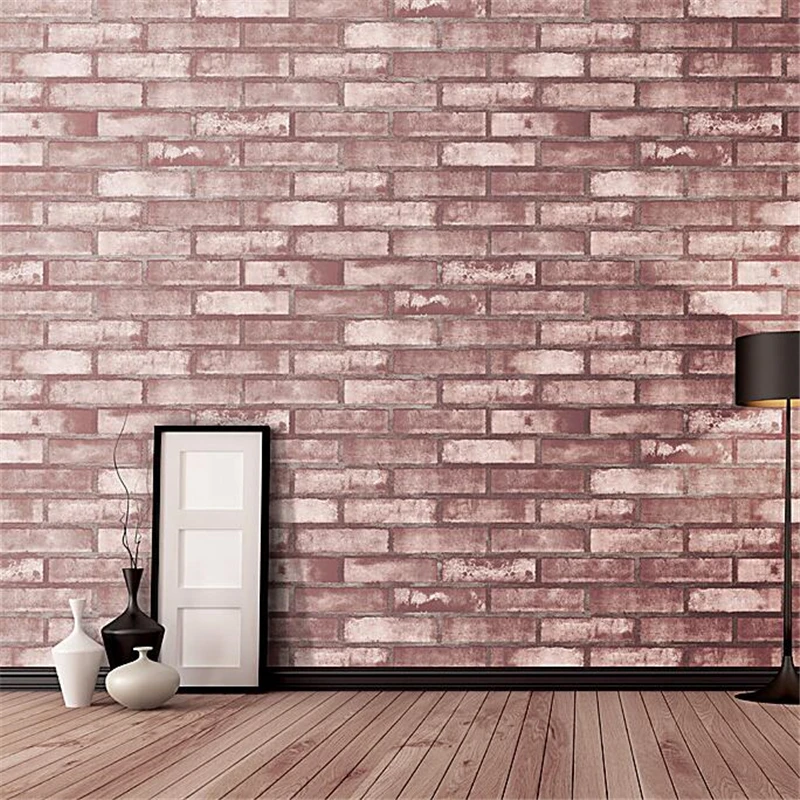 wellyu papel de parede 3D Stereo обои Brick Wallpaper Bedroom Living Room TV Background Wallpaper Garment Shop Brick Wall paper