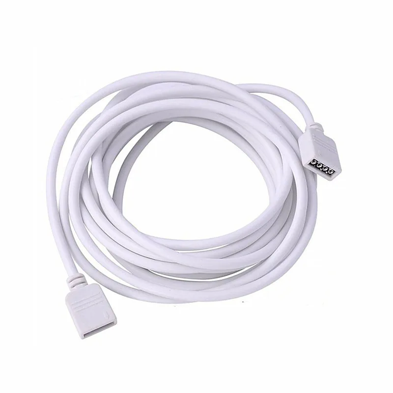 Connecteur de fil de câble d'extension de bandes LED RVB, accessoires de bande, 4 broches, 3528, 5050