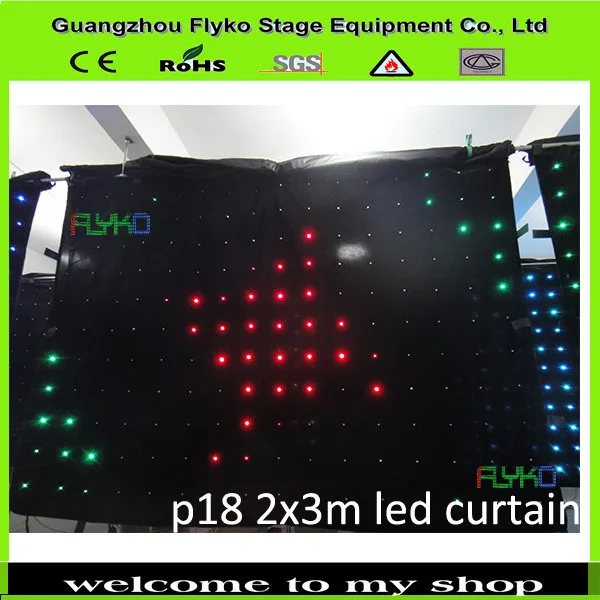 

China Indoor LED tv display manufacture led video curtain