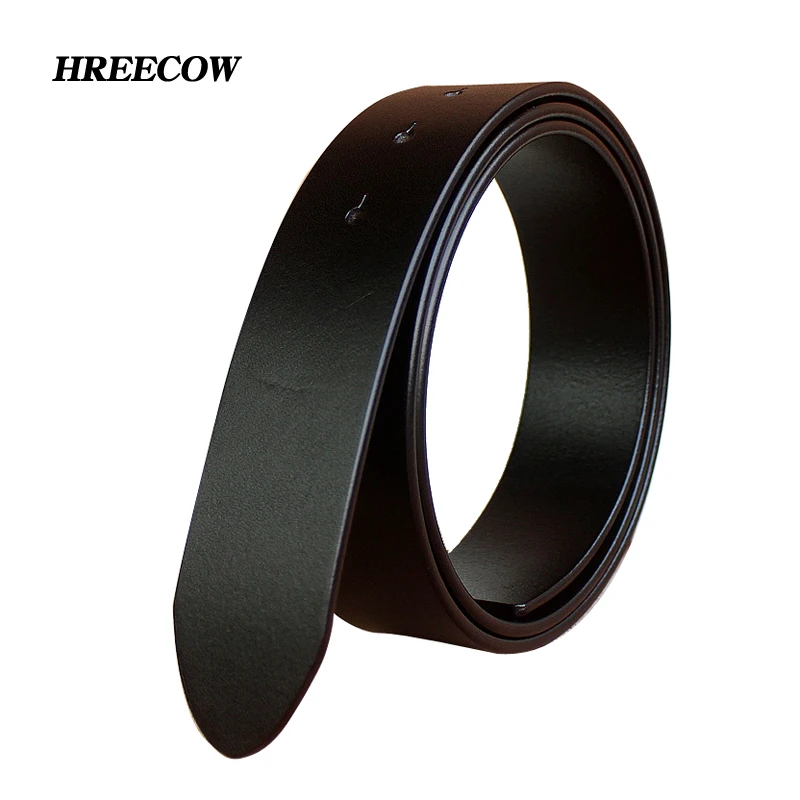 لا مشبك 3.3 سنتيمتر و 3. 8 سنتيمتر أحزمة للرجال جودة عالية دبوس مشبك الذكور حزام جلد طبيعي زنار Ceinture أوم #2