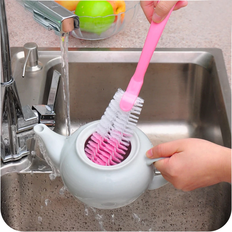 Strong decontamination kitchen bottle brush long handle design of cleaning Cup brush brush Cup hair brush for mail