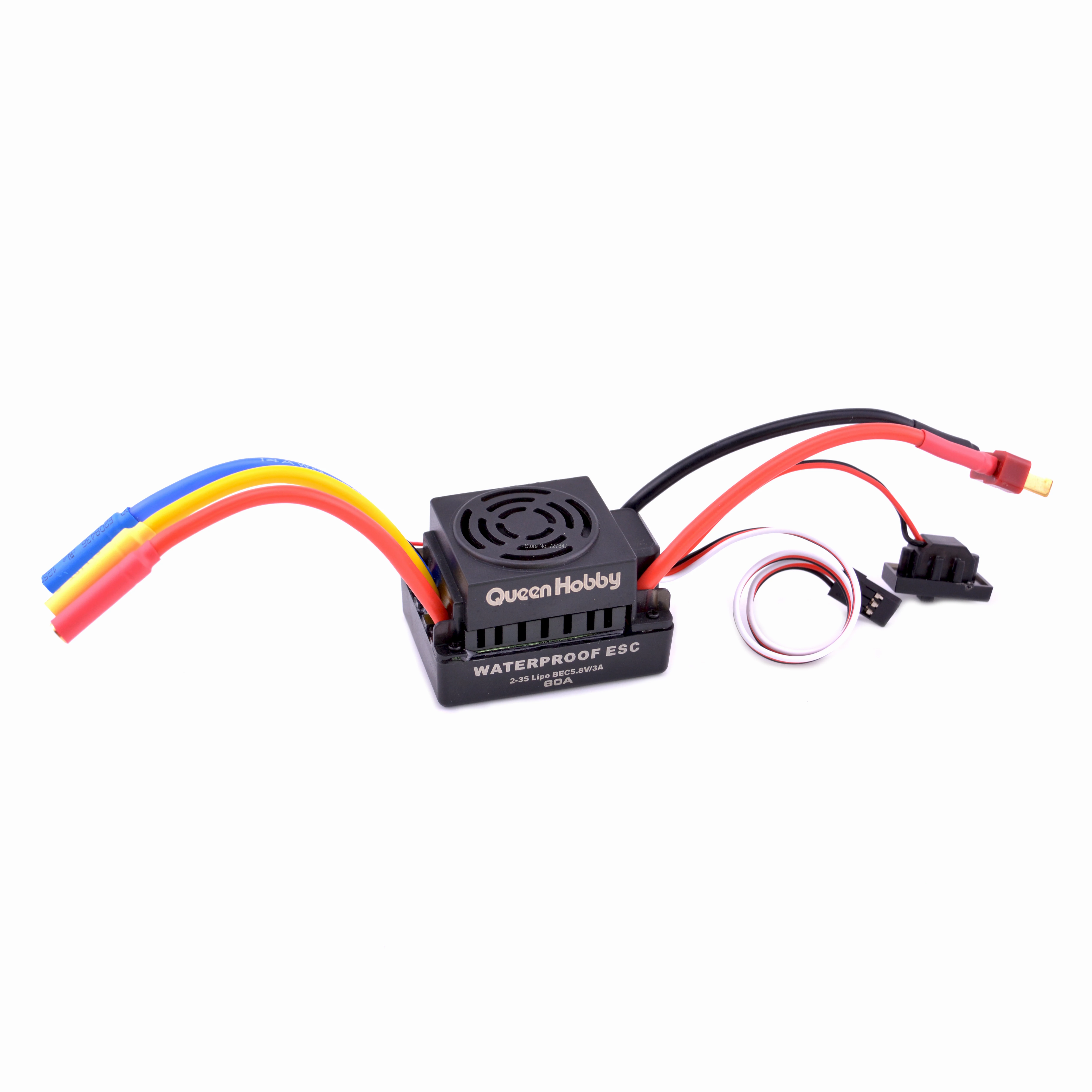 Upgrade Sensorless 60A 80A 120A S-80A S-120A Brushless ESC Electric Speed Controller with 5.5V / 3A BEC for 1/8 1/10 RC Car