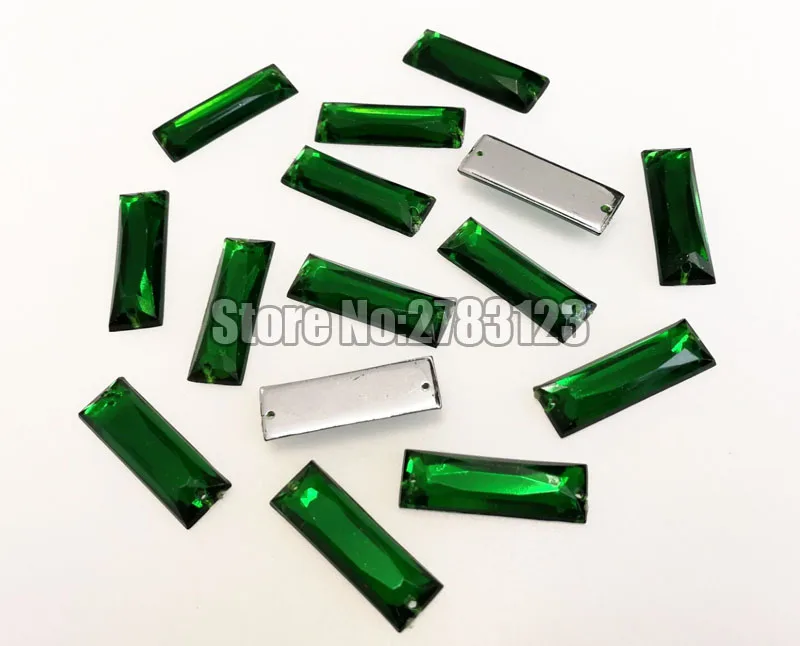 Straight strip shape High quality Acryl sew on rhinestones with two holes,diy/clothing accessories SWYZ06