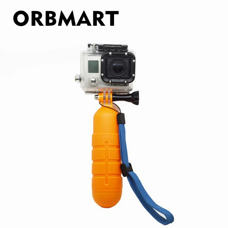 ORBMART Non-slip Bobber Floating Handheld Selfie Stick For Gopro Hero 4 3+ 3 2 1  SJCAM SJ4000 SJ6000 Xiaomi Yi Sport Camera