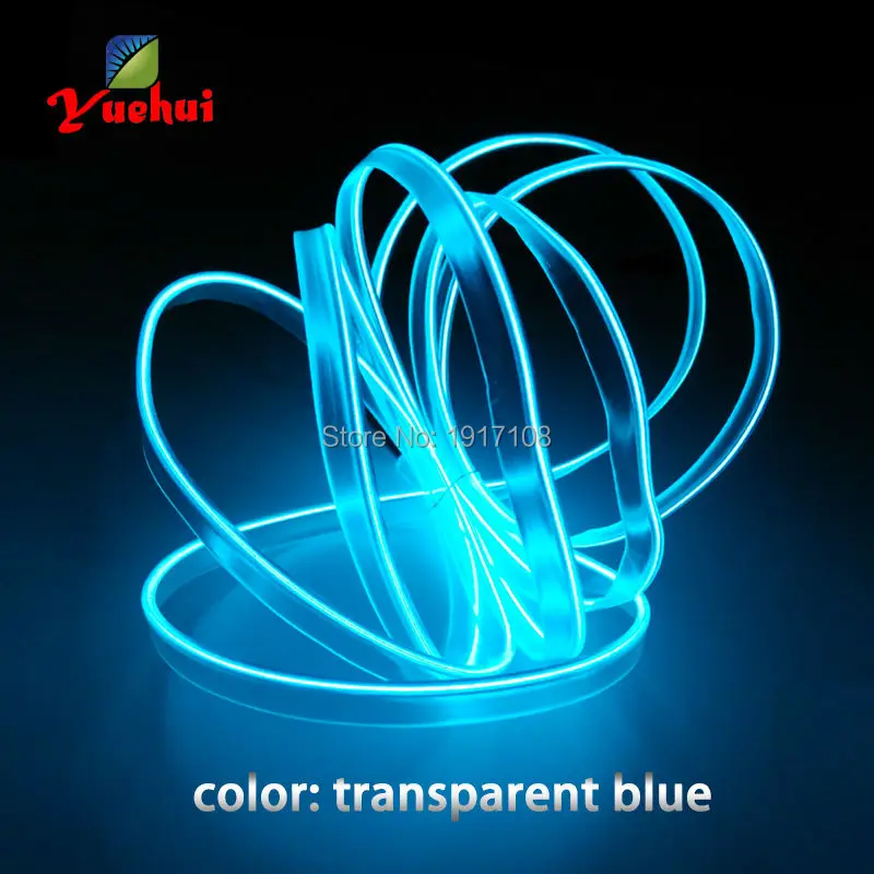 5Meter 10 COLOR Flexible 2.3mm-Skirt EL Wire Neon  Light 12V Car Party Decoration Offer 360 degrees of illumination Multicolor