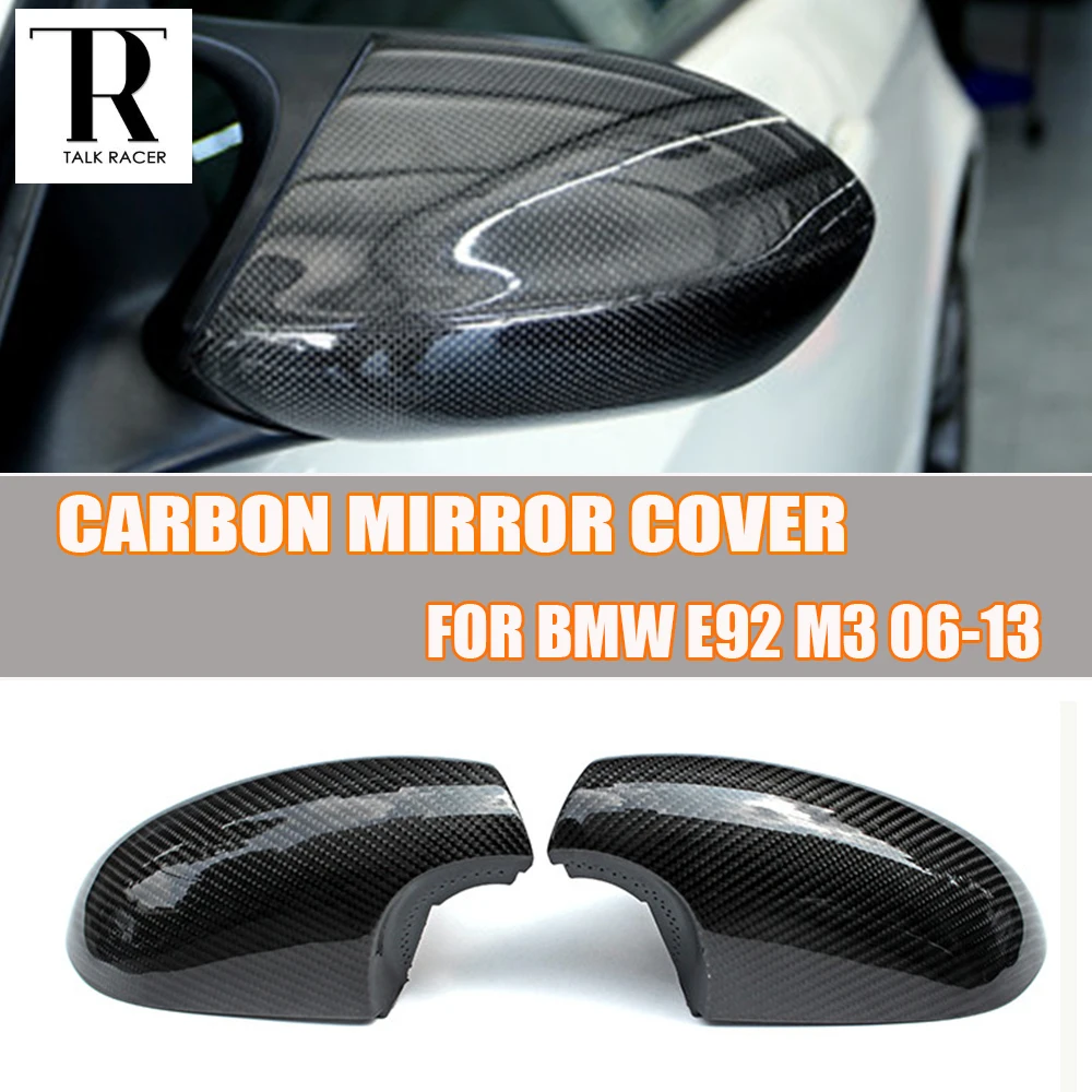 

Carbon Fiber Side Rear View Mirror Cover Cap for BMW E92 E93 M3 2006 - 2013