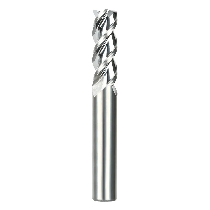 VHM Cutting HRC55 3Flute Alloy Carbide Milling Tungsten Steel Milling  End Mill For ALU