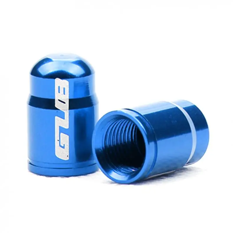 GUB 50PCS 4 Colors  Aluminum Alloy Air Valve Caps Dust Covers for MTB Road Bike Motorcycle Bike Accessories