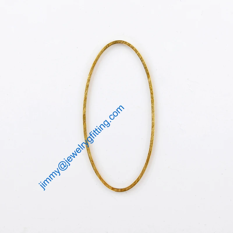 

2000PCS Raw Brass Circle 20*40*1*1 copper Rings jewelry findings Conntctors Quoit