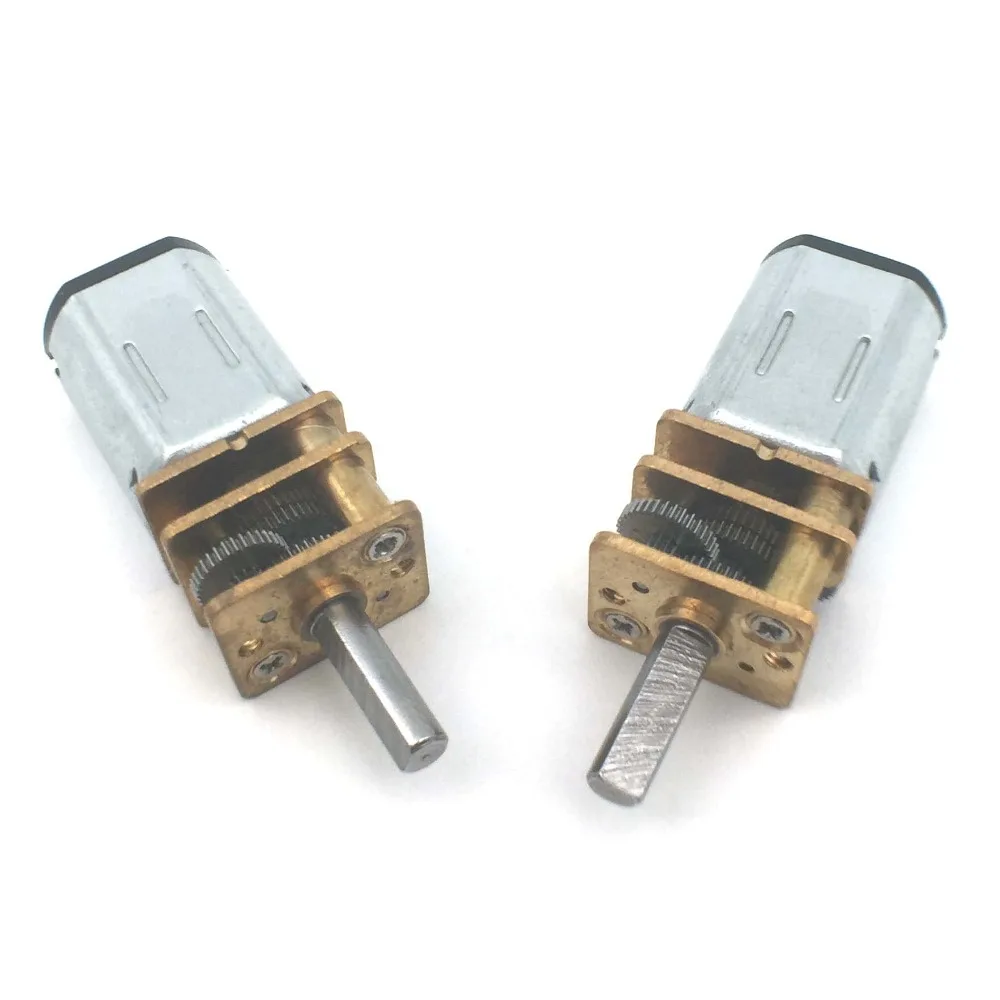 DC 3 V Micro Velocità di Marcia Del Motore 20-1500 RPM N20 Mini Metallo Riduttore del Motore Elettrico Riduttore motore per Auto Modello di Robot