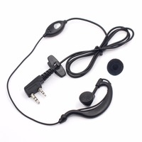 Microphone Headset Headphone K head Earphone for Baofeng UV5R Walkie Talkie Portable Radio BF-888S BF-666S BF-999S DM-1801