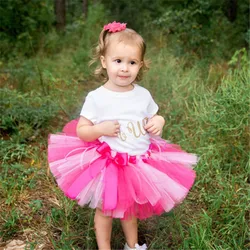 Handmade Tutu Skirts For Girls Party Wedding Girls Skirts Princess Tutus Kids Skirt For Girls