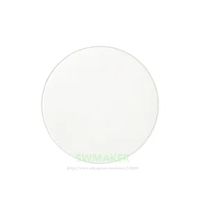 Bulat 120 Mm Kaca Borosilikat Membangun Piring Heatbed 120X3 Mm untuk Monoprice MP Mini Delta 3D Printer Membangun Permukaan Tempat Tidur Panas 10 monoprice penjualan terbaik - №