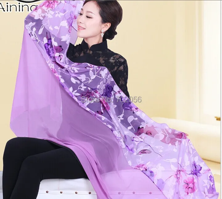 Retail wholesale rayon silk polyster scarf Sarongs shawl wrap stole 170*80cm #3670