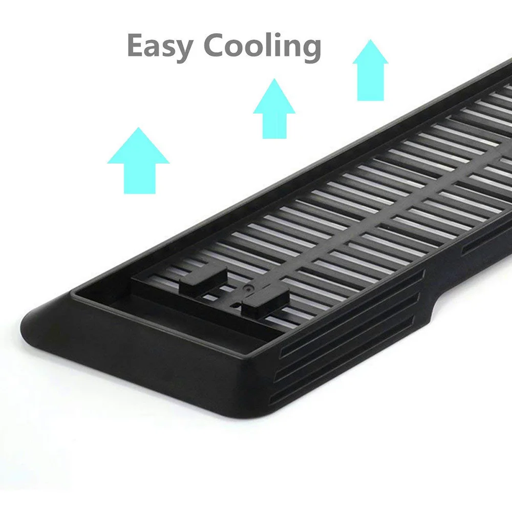 Supporto verticale PS4 Pro per Playstation 4 Pro con prese d'aria di raffreddamento integrate e piedini antiscivolo Supporto base stabile