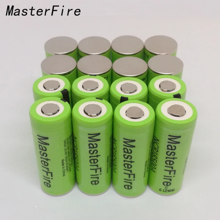 

MasterFire 10 шт./лот Оригинальный 3,7 в NCR18500A 2040 мАч 18500 литий-ионный аккумулятор, перезаряжаемые литий-ионные батареи для Panasonic