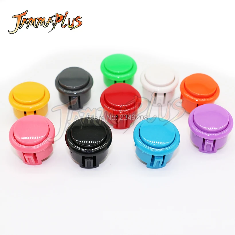 High Quality 30mm SANWA Type Push Button With Built-in microswitch MAME Jamma Arcade Push Button For Game Machine Accessories