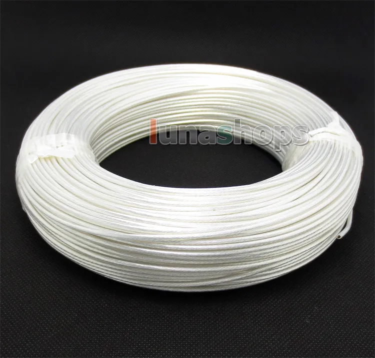 LN004374 100m Acrolink Silver Plated OCC Signal  Wire Cable 1.5mm2 Dia:2mm For DIY