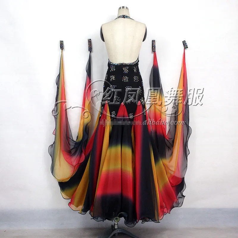 High-end International Standard Ballroom Smooth Dance Competition Dress, /Ballroom Standard Tango Waltz Dance Dress