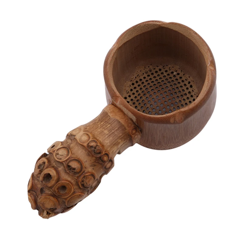 

Natural Bamboo Tea Strainer Infuser Filter Infusor Tea Tools Sieve For Tea Brewing Tea Drinkware Accessories Colander Gadgets