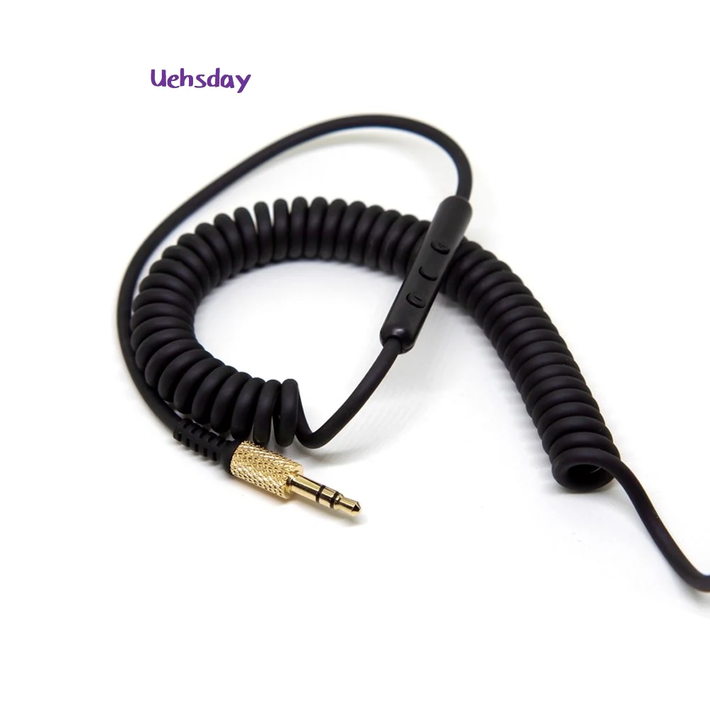 Di ricambio Cavo Audio per Marshall maggiore II 2 Monitor bluetooth Della Cuffia del Cavo con Controllo Del Volume Del Microfono A Distanza