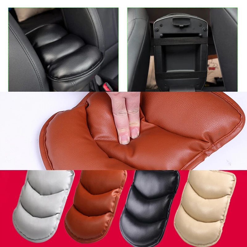 Youwinme Universal Car Arm Seat Rest Protective Case Auto Soft PU Cushion Armrests Pad Cover Vehicle Center Console