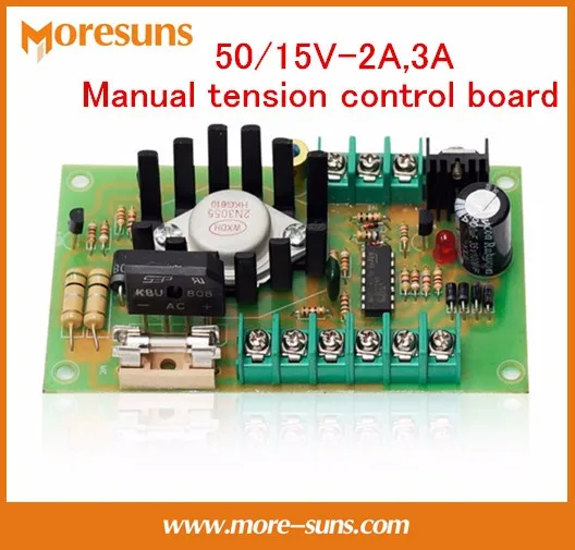 

Free Ship 3PCS/LOT 50/15V-2A,3A Manual tension control board /adjusting plate slitting machine Magnetic powder clutch brake