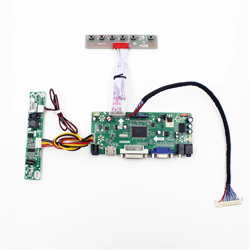 

NT68676 DVI VGA Audio HDMI-compatible Monitor Kit LCD Controller Driver Board for 21.5 inch LM215WF3-SLN1 1920X1080 LCD panel