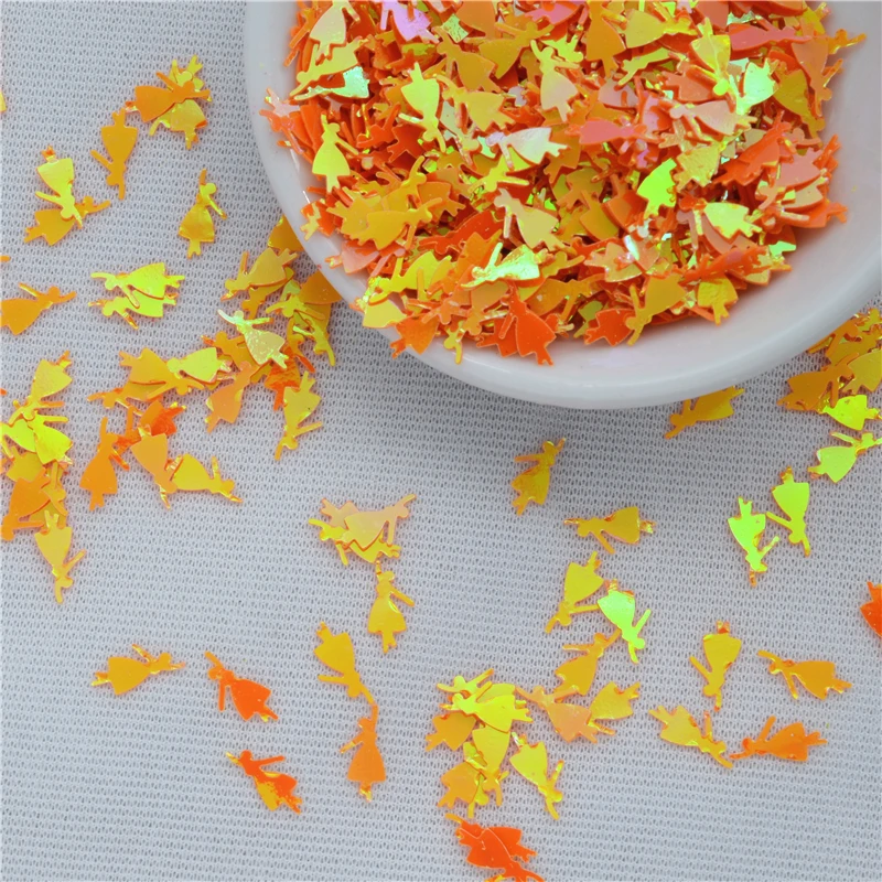 50g/Llot 4*10mm Dancing Girl Flat Loose Sequins Paillette Crafts Scrapbooking Confetti Decoration for Kids DIY