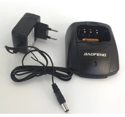 Baofeng-Base de carga para el hogar, adaptador de cargador de batería de UV-B5 original para uvb5, uv-b6, Radio, Walkie Talkie, uvb6, accesorios, UE, EE. UU., AU