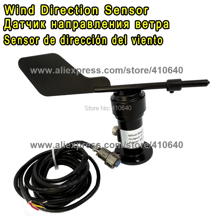 Aluminium Alloy Material 4-20mA Wind Direction Sensor/ Voltage Type Wind Direction Sensor Anemometer RS485 from Factory Directly