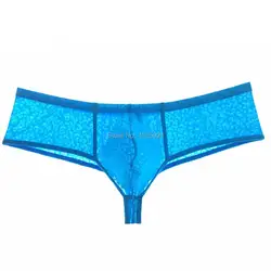 Men Jacquard Pouch Boxers Sexy Men Underwear Male Liquid Lace Butt Lifter Stretch Bottoms Shorts Trunks