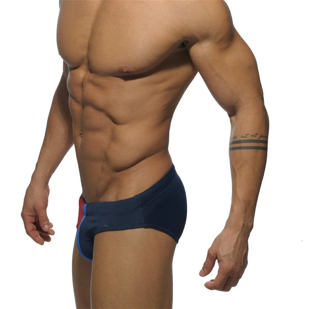 FREE Gift Push Up Pad New Swimwear Men Sexy Mens Swim Briefs Low Waist Swimming Trunks Swimsuit Gay Mens Swimwear Swim Shorts