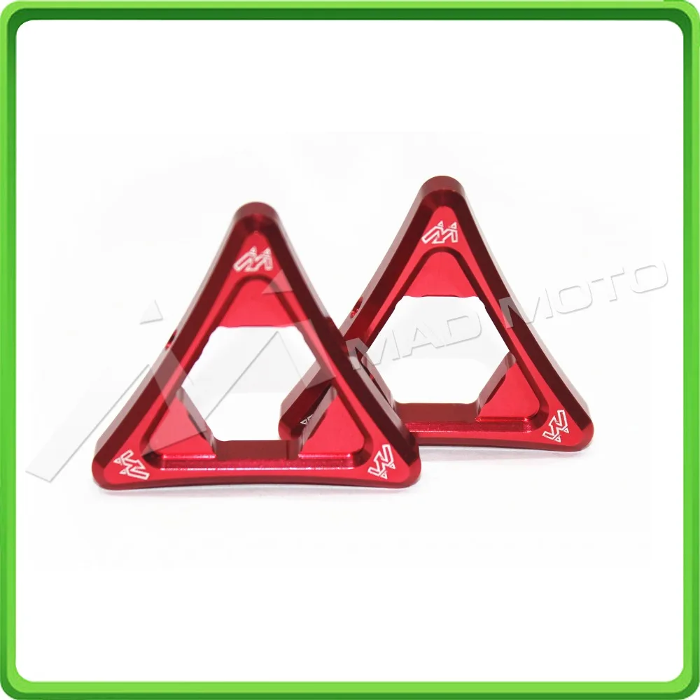 HUIHUAN MADMOTO 22mm Red Fork Spring Preload Adjusters for Kawasaki Ninja ZX6R ZX 6R ZX-6R 2005 2006 05 06 Style E