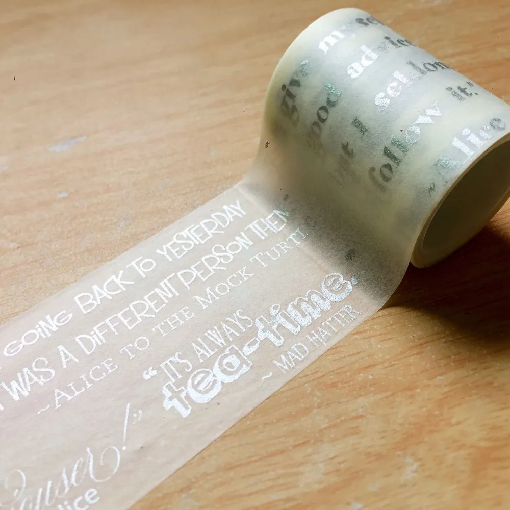 50mm*3m  high quality  washi paper  tape/Vintage wider silver newspaper masking  japan  washi tape