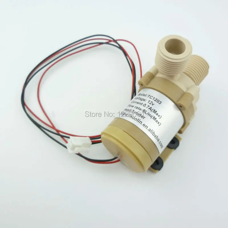 

DC 12V 24v Solar Hot Water Circulation Pump Brushless Motor Household Water Pressure Booster Pump 3M 6M 9M Head