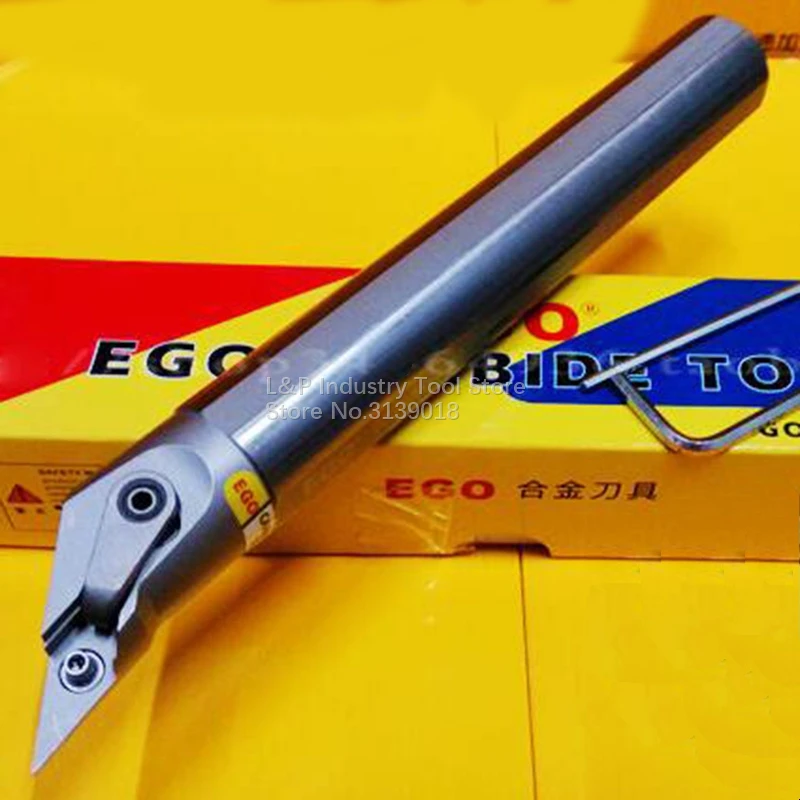 New Original EGO Anti-vibration 139 Angle Inner Bore Head Chuck S25R-MVXNR16 200mm Cutter Tool Holder No Blade Lathe Chuck Knife