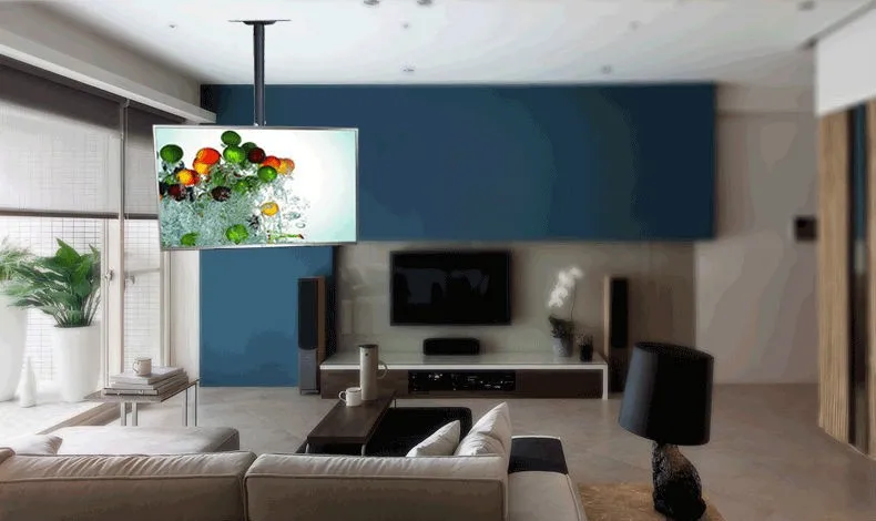 เพดานทีวีติดMC3260เต็มหมุนปรับ13 "-37"เพดานทีวีM Ount B Racket LEDจอแอลซีดีผู้ถือ