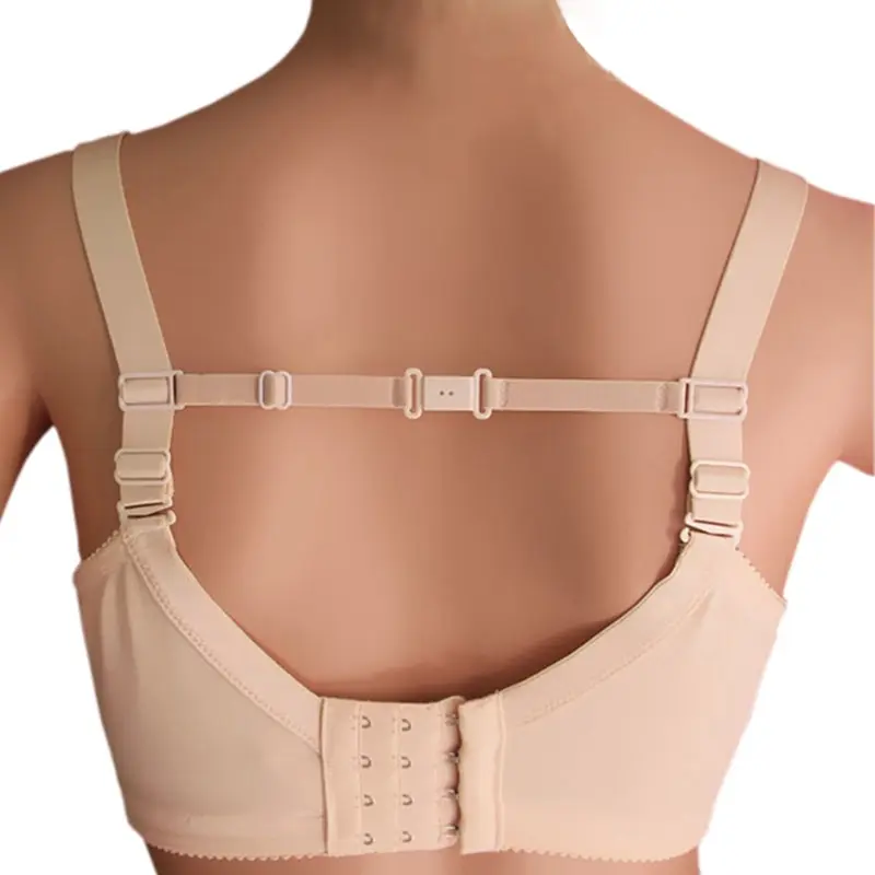 Women Elastic Anti Slip Bra Straps Adjustable Bra Strap Holder Belt With Back Clips Breast Slip Resistant Belt Accessories