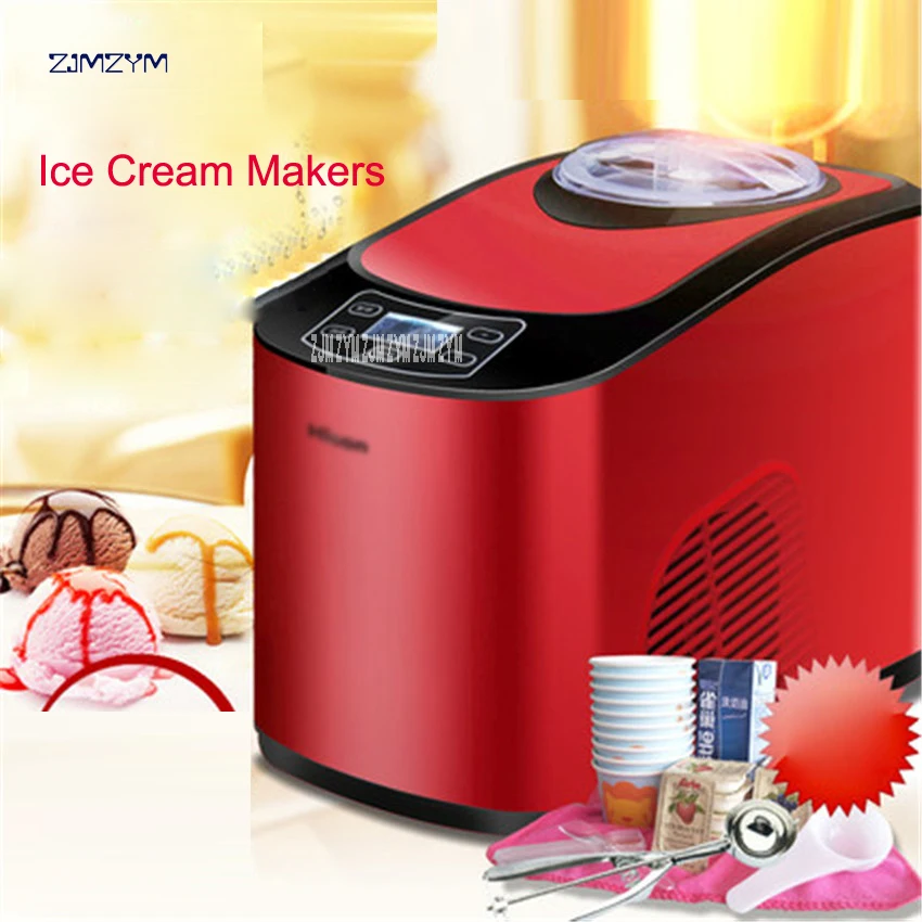 1PC Home full automatic ICM-15A mini ice cream machine household intelligent ice cream maker 1.5L Capacity 140W Ice Cream Makers