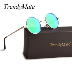 Retro Round Sunglasses Men Polarized Sun Glasses Women Brand Designer Small Circle Glasses Male Outdoor Driving Eyewear 171T