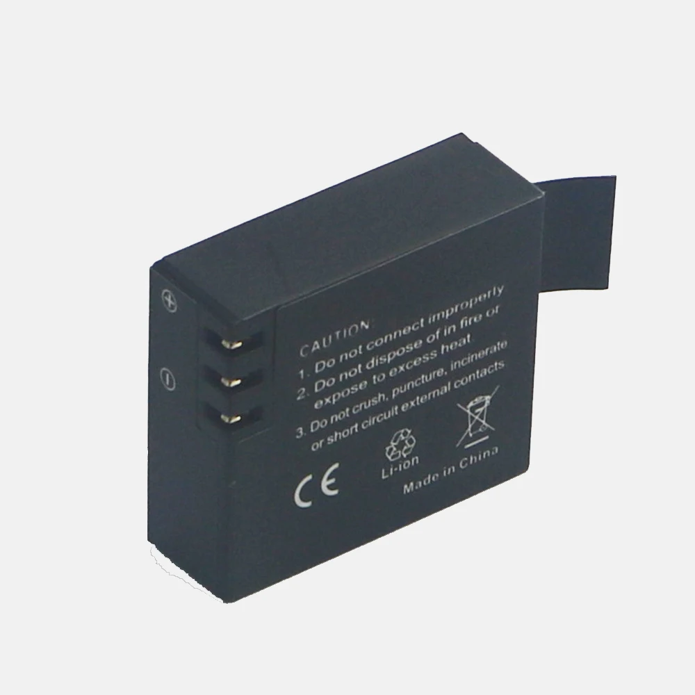 4Pcs/lot 3.7V 900mAh Battery with Storage Boxes for SJCAM SJ 4000 5000 SJ4000 SJ5000 SJ6000 Camera Sport Camera DV Accessories