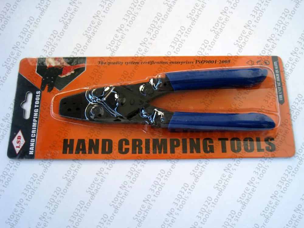 Crimping plier for crimping open barrel terminals,non-insulated terminals crimping tool for plugs crimper hand tool LS-303B image 5