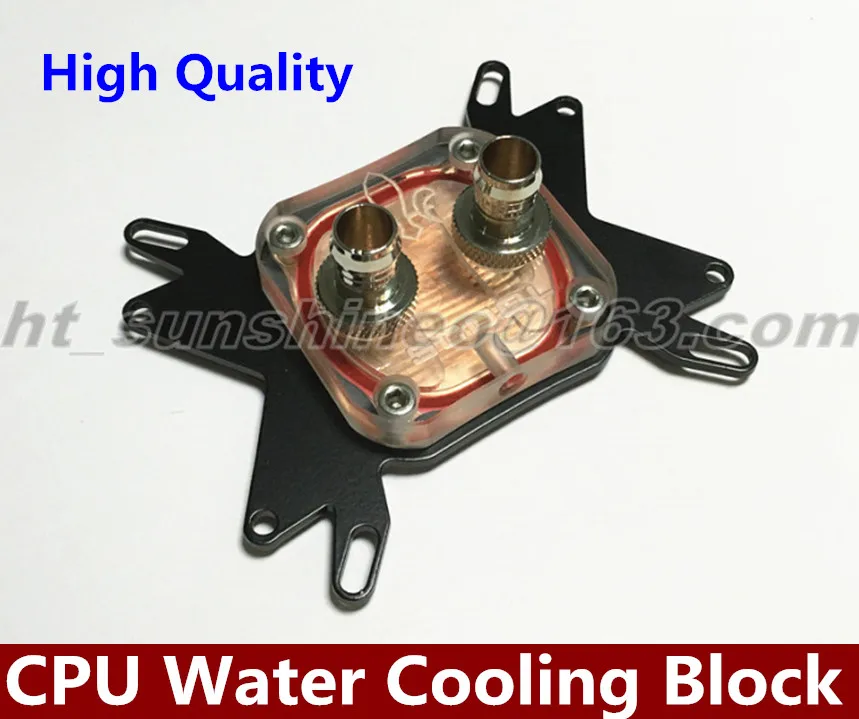 

5PCS/LOT CPU Water Cooling Block Waterblock Liquid Cooler for Intel AMD F-0126 Free shipping