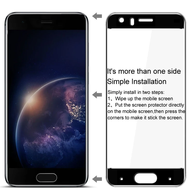 Protector de pantalla de vidrio templado para móvil, cubierta completa para honor 9 lite 9 8 10, huawei 8lite 9 lite
