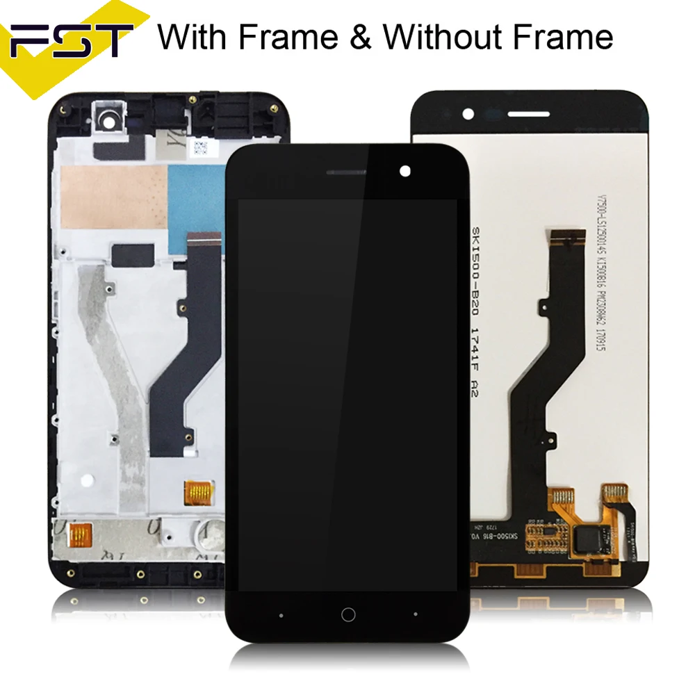 

For ZTE Blade A520 LCD Display and Touch Screen Digitizer Assembly With Frame For LCD Display ZTE A520