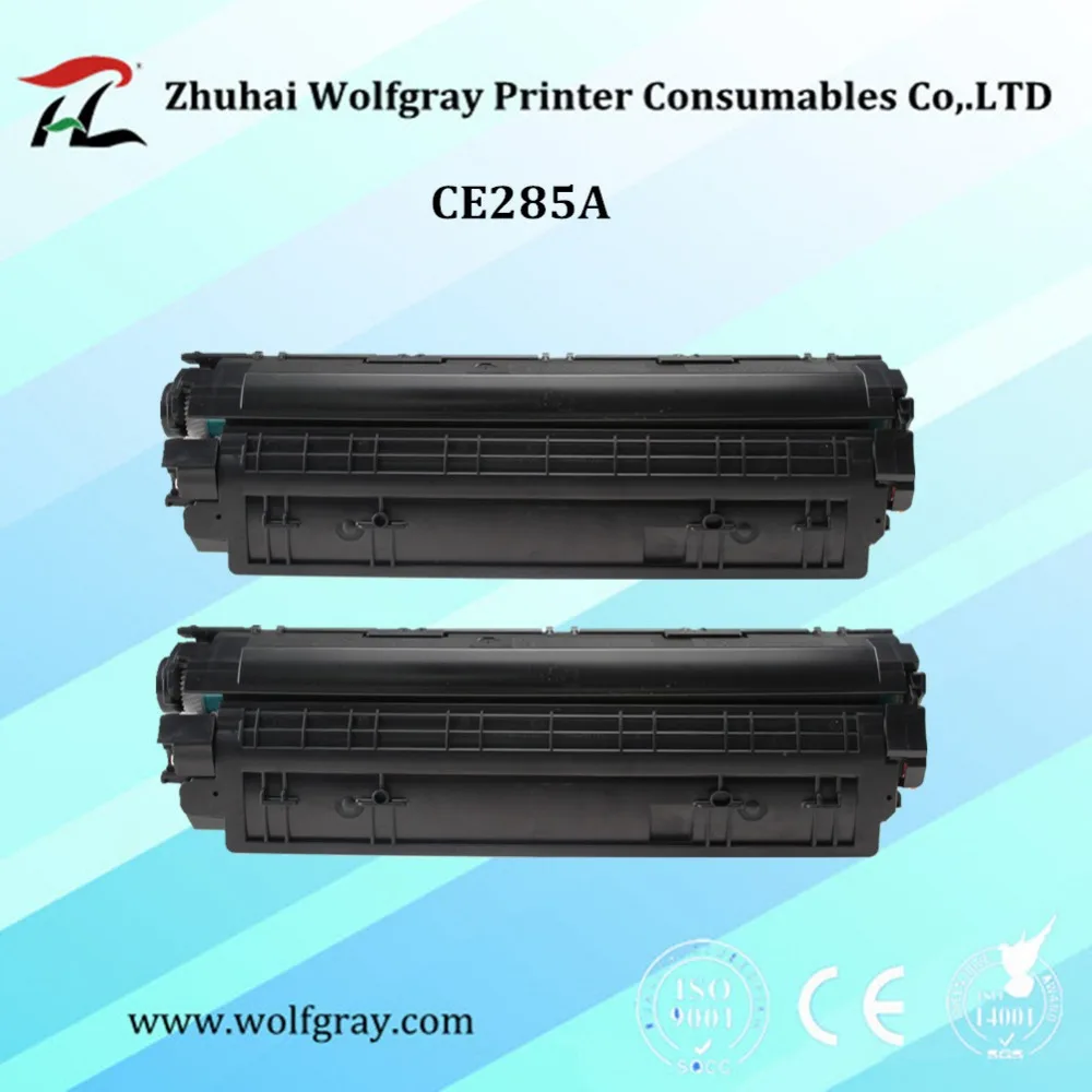 2PK cartucho de toner compatível CE285A 85A 285 285a para HP Laserjet P1100/P1102/P1102W/M1132/M1212NF/1214NFH/1217NFW/M1210/M1130