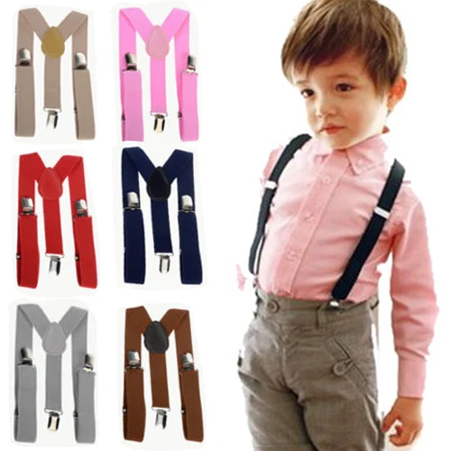 Kids Bretels Lint Jongens Meisjes Verstelbare Clip-On Bretels Y-Back Jarretel Bruiloft Kostuum Rok Verstelbare Y-back Brace Riem