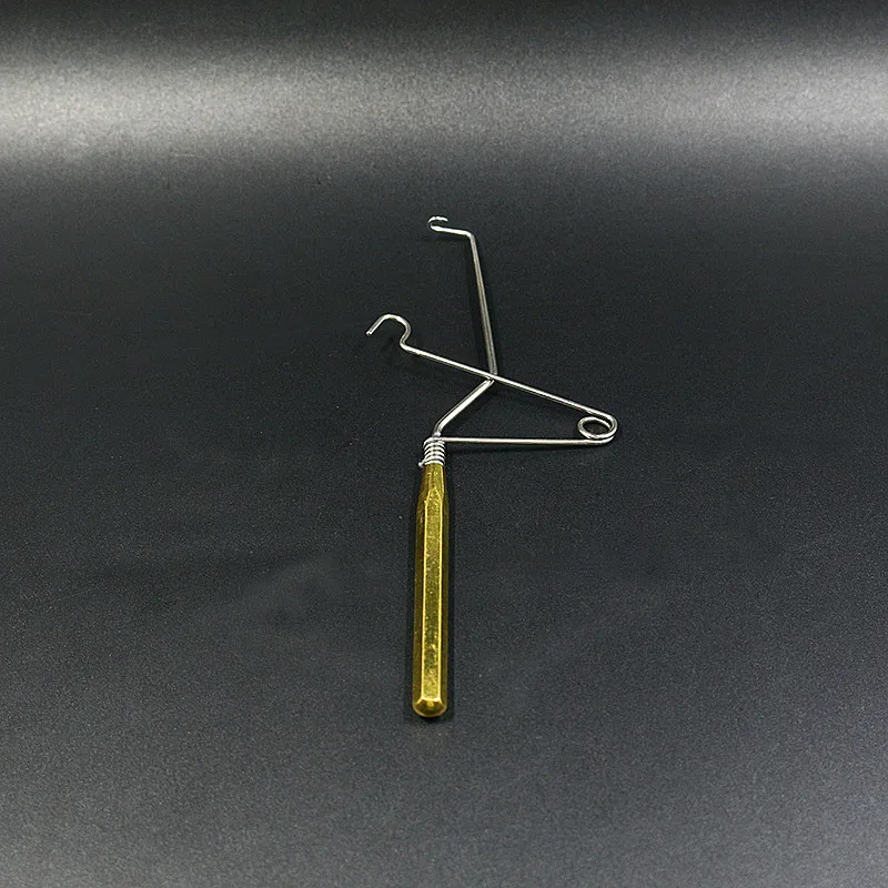 2 sizes Fly Fishing English style Whip Finisher/ stainless steel SS handle W/F Fly Tying Tools for flies hook knoting Nodules